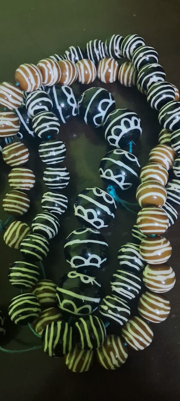 Beads,  Agate Tibetan
